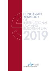 Hungarian Yearbook of International Law and European Law 2019